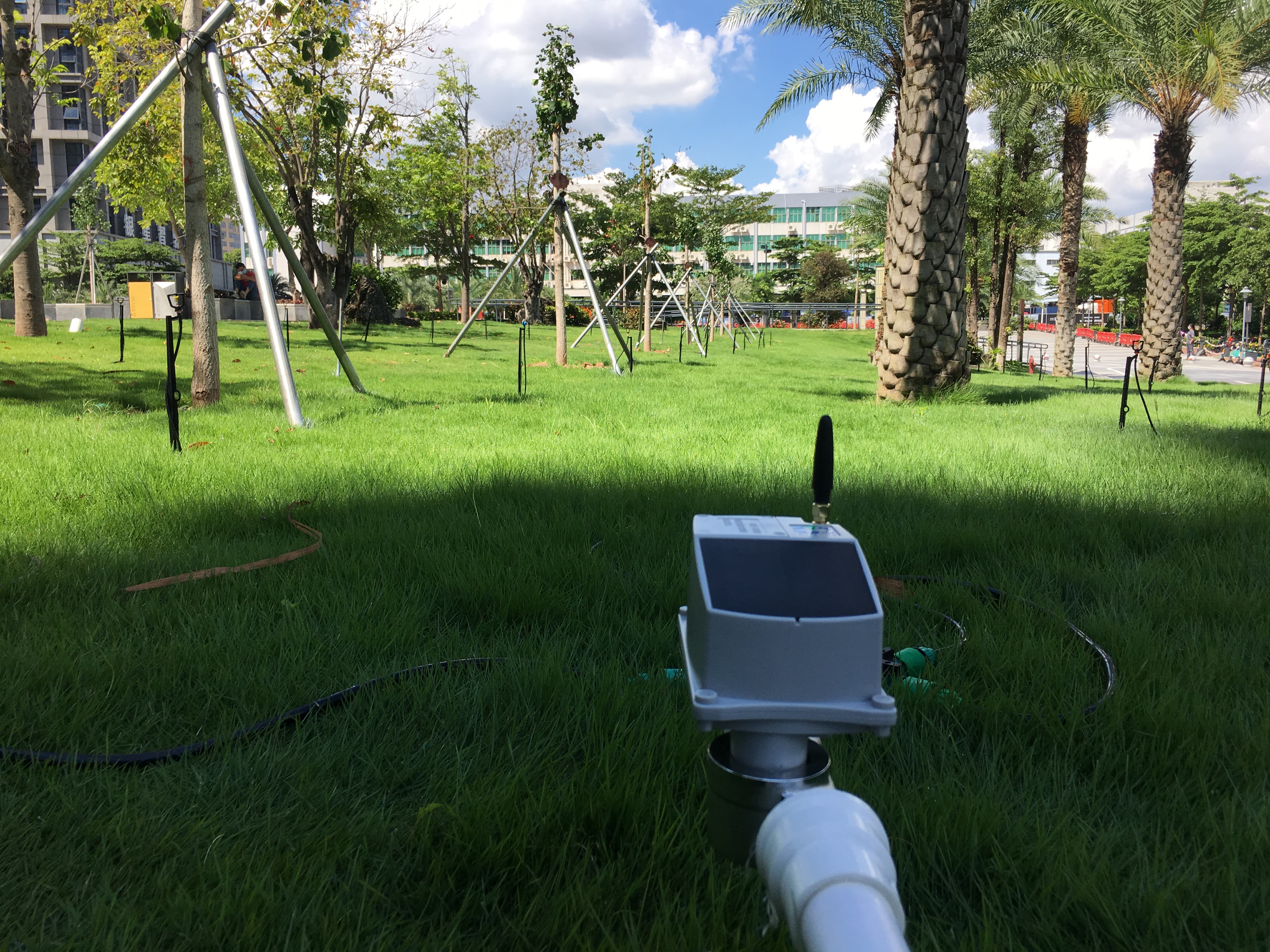 GSM Remote Electronic Sprinkler Digital Watering Timer Garden Water Timer
